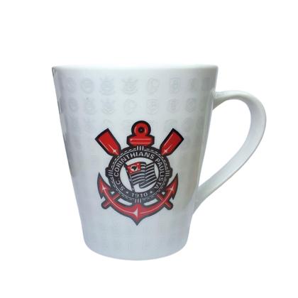 Imagem de Caneca Porcelana Branca Café - Corinthians