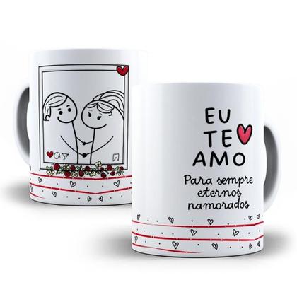 Imagem de Caneca Porcelana Eu Te Amo Flork Presente Dia Dos Namorados3