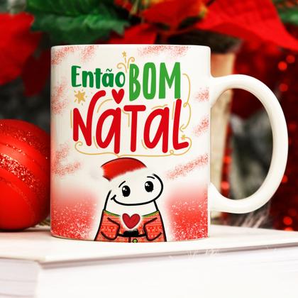 Imagem de Caneca Porcelana Flork  Natal Então Bom Natal  325 ml