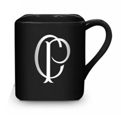 Imagem de Caneca Porcelana Quadrada BrasFoot Corinthians 220 ML Licenciada Preto