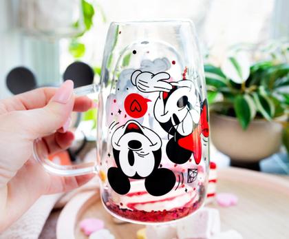 Imagem de Caneca Prateada Buffalo Disney Minnie and Mickey Hearts 450 ml