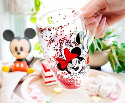 Imagem de Caneca Prateada Buffalo Disney Minnie and Mickey Hearts 450 ml