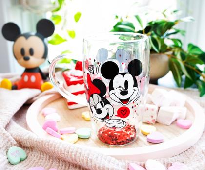 Imagem de Caneca Prateada Buffalo Disney Minnie and Mickey Hearts 450 ml