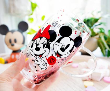 Imagem de Caneca Prateada Buffalo Disney Minnie and Mickey Hearts 450 ml