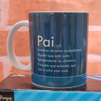 Imagem de Caneca Presente Dia Dos Pais Personalizada Porcelana 330ml