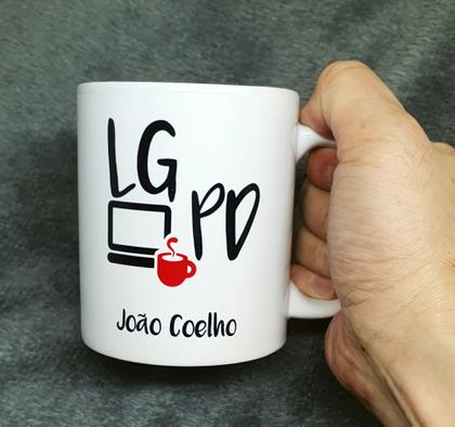 Imagem de Caneca Profissão Carreira Lgpd Lei Geral Proteção de Dados