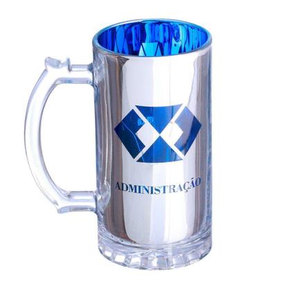 Imagem de Caneca Profissões Administração De Chopp De Vidro Eletrostática 450ml - Zona Criativa