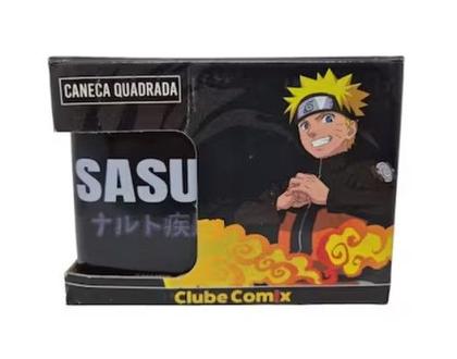 Imagem de Caneca Quadrada Sasuke Uchiha Chibi - Naruto Shippuden - 220 ml - Clube Comix