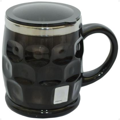 Imagem de Caneca Santos Térmica Com Tampa Preta 500ml Ref. QH021AZ4B