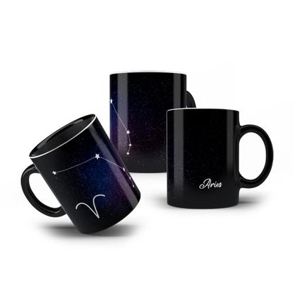 Imagem de Caneca Signo de Áries Constelação Zodíaco Carneiro 325mL