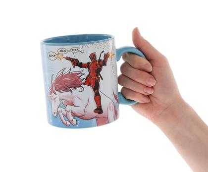 Imagem de Caneca Silver Buffalo Marvel Deadpool and Unicorn 600ml