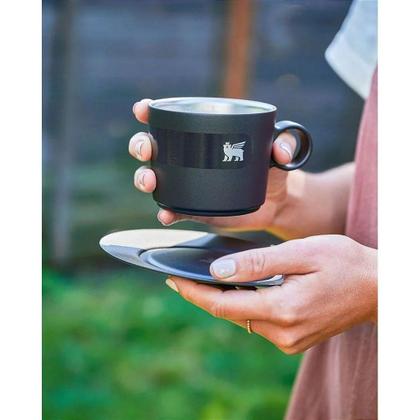 Imagem de Caneca Stanley Daybreak Cappuccino com Pires 8143 Matte Black 192ML
