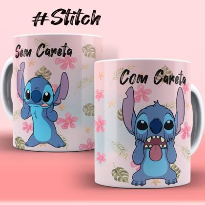 Imagem de Caneca Stitch com e sem café
