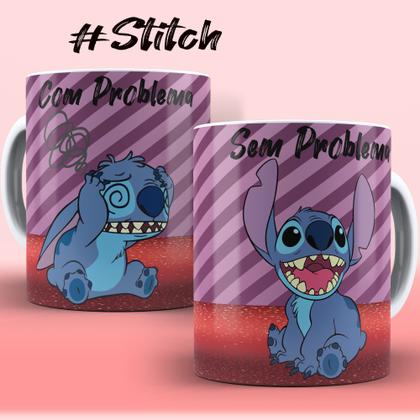 Imagem de Caneca Stitch com e sem café