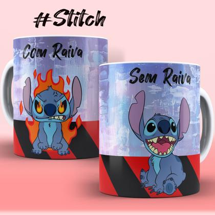 Imagem de Caneca Stitch com e sem café