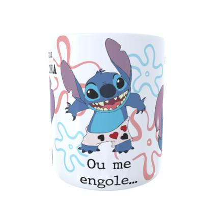 Imagem de Caneca  Stitch  Hoje Eu To Igual 
