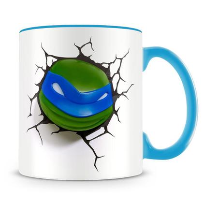 Imagem de Caneca Tartarugas Ninjas - Leonardo - Porcelana Personalizada
