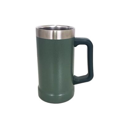 Imagem de Caneca Térmica Chopp Cerveja Inox Copo Térmico 700Ml Verde