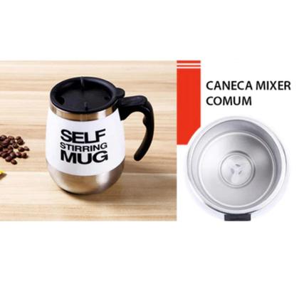 Imagem de Caneca Térmica Com Mixer Elétrica Com Tampa Mistura Tudo