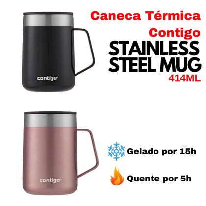 Imagem de Caneca Térmica Contigo Com Tampa Bebida Quente Gelada 414ml