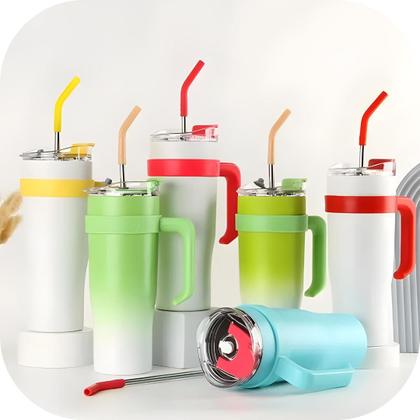 Imagem de Caneca térmica inox 1,2L leve de generosa capacidade Copo térmico