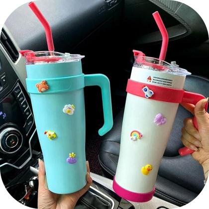 Caneca térmica inox 1,2L leve de generosa capacidade Copo térmico - Original Imagem de Caneca térmica inox 1,2L leve de generosa capacidade Copo térmico