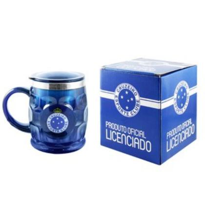 Imagem de Caneca Térmica Relevo Com Tampa 500ML - Cruzeiro