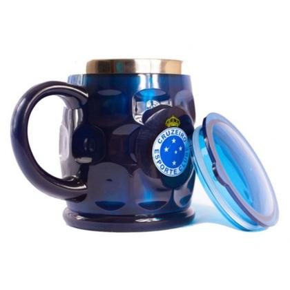 Imagem de Caneca Térmica Relevo Com Tampa 500ML - Cruzeiro