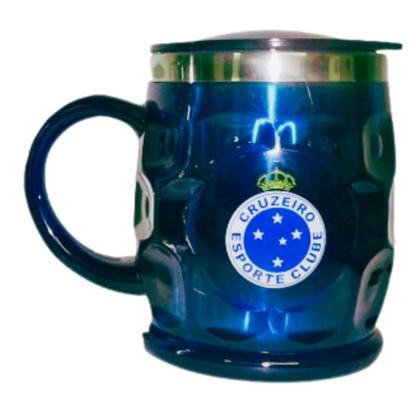 Imagem de Caneca Térmica Relevo Com Tampa 500ML - Cruzeiro