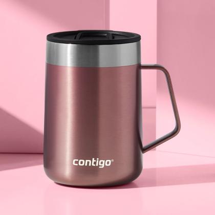 Caneca Térmica Street Rose Contigo 414ml Imagem de Caneca Térmica Street Rose Contigo 414ml