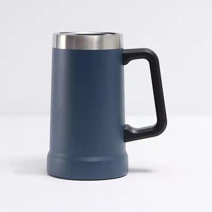 Imagem de Caneca Térmica Superior com Camada Dupla em Inox com Alça - 710ml