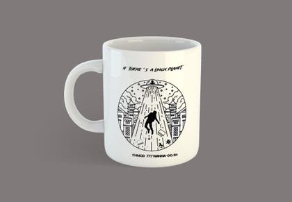 Imagem de Caneca TI Linux planet C81