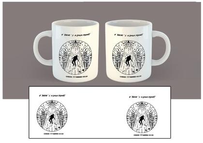 Imagem de Caneca TI Linux planet C81