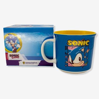 Caneca tom 350ml sonic - Sega Imagem de Caneca tom 350ml sonic