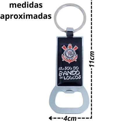 Imagem de Caneca Vidro 350ml Com Abridor Corinthians Mileno REF.:TWZB13150B-1
