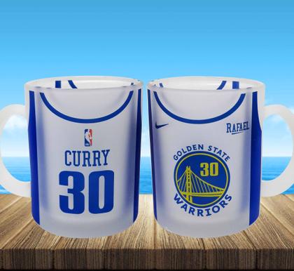 Imagem de Caneca Vidro Jateado 325 ml Cerveja Camisa de Basquete