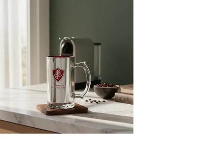 Imagem de Caneca vidro metalic times - fluminense