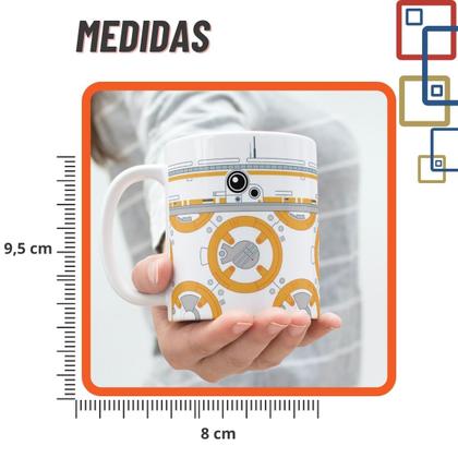 Imagem de Caneca Xícara Cerâmica Gamer para Chá Café Geek Side Faces