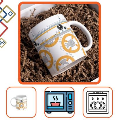 Imagem de Caneca Xícara Cerâmica Gamer para Chá Café Geek Side Faces