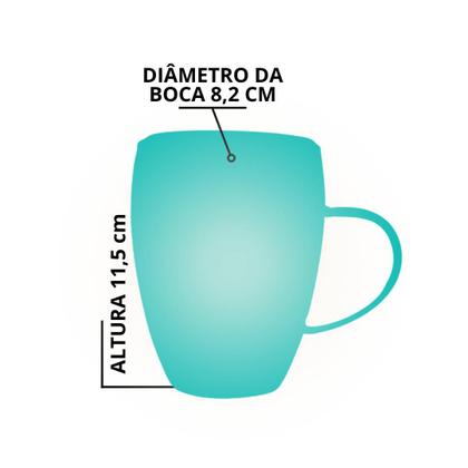 Imagem de Caneca Xícara de Vidro Parede Dupla Café Chá Capuccino 350mL