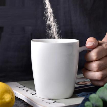 Imagem de Caneca Xicara em Melamina 350ml Branco p/ Chá Café com Leite
