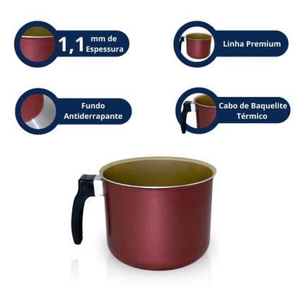 Imagem de CANECÃO LEITEIRA FERVEDOR ANTIADERENTE Nº 16