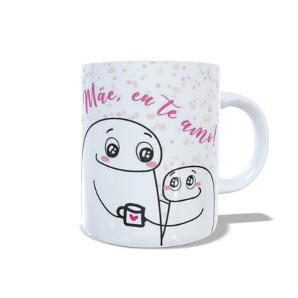 Imagem de Canecas Xícara Personalizada Mãe - Café Quentinho igual coração de mãe - MA01