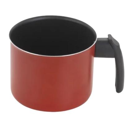 Imagem de Caneco Leiteira Fervedor Antiaderente Teflon  14cm Vermelho