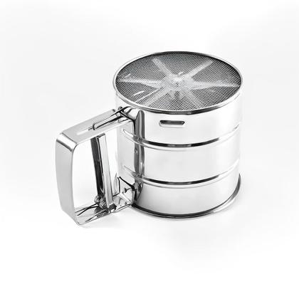 Imagem de Caneco Polvilhador em Inox com Gatilho para Farinhas