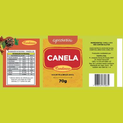 Imagem de Canela em Pó 100 Puro 70g Condinew Antioxidante TamanhoÚnico