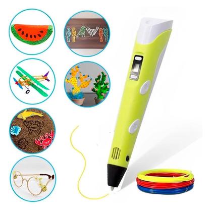 Imagem de Caneta 3D Desenhar Cor Infantil Colorido