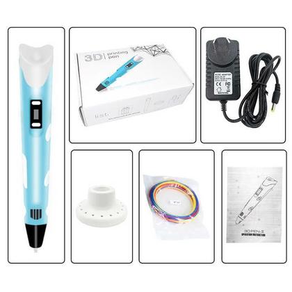 Imagem de Caneta 3D Impressora Profissional com Refil E Cabo Usb