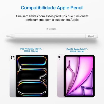 Caneta Apple Pencil Pro, iPadOS 17.5 ou posterior, Bluetooth