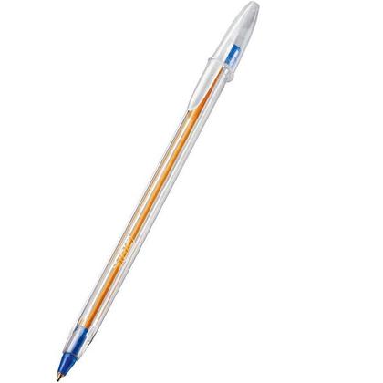 Imagem de Caneta BIC Esferográfica Fina 0.8MM Azul Preta e Vermelha COR da Tinta Colorida COR do Exterior Transparente